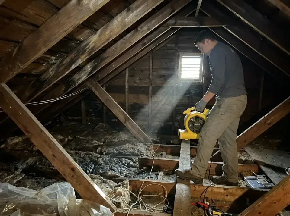 attic-water-damage-drying-proc-007 — frequently asked questions, Emergency Water Extraction & 24/7 Flood Response in West Me…